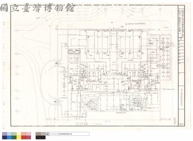 地下樓燈具平面圖(一)藏品圖，第1張